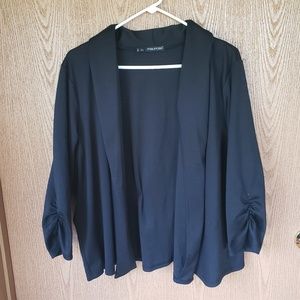 Maurices Plus Size 3/4 Sleeve Black Cardigan